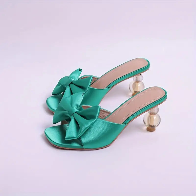 Women's bow high heels