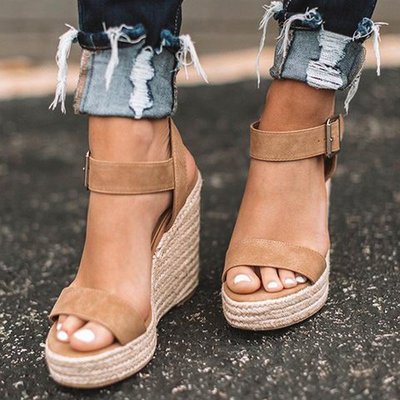 Aitana | Women's wedge sandals with straps for spring