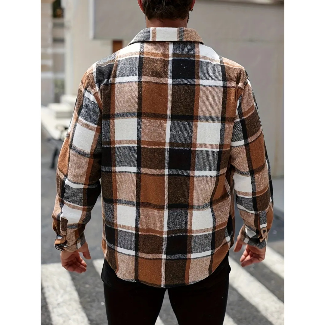 Alex | Plaid wool jacket