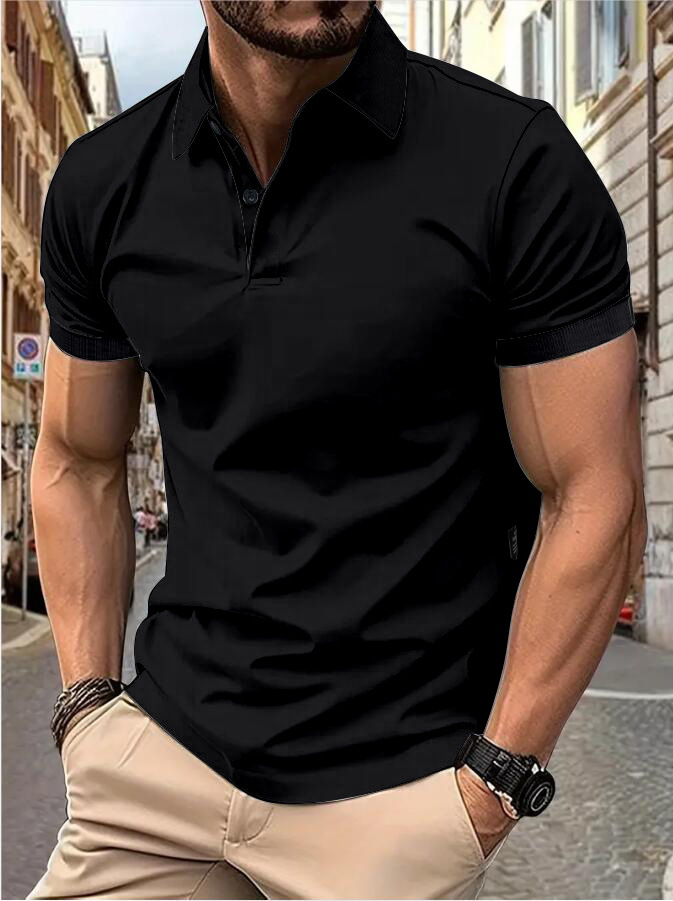 Blake - Men's slim-fit summer polo shirt