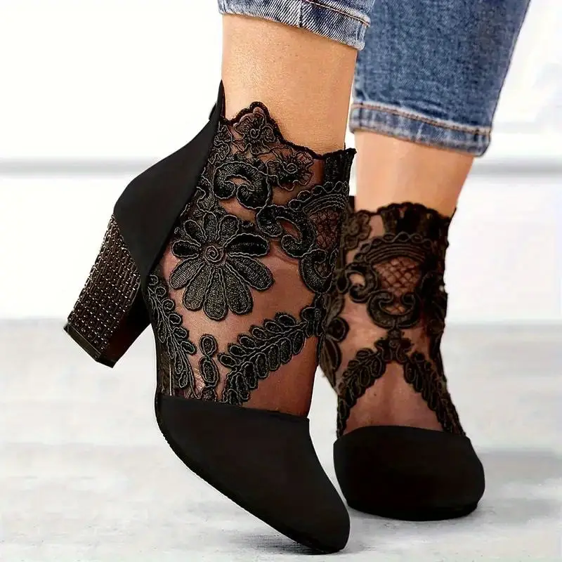Renata Ankle Boots - Mid Heel