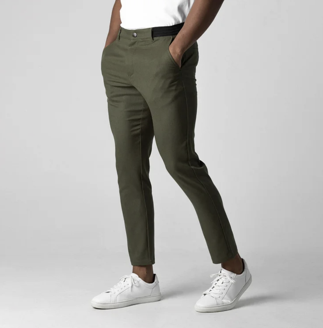 Pedro - Tapered Fit Stretch Trousers