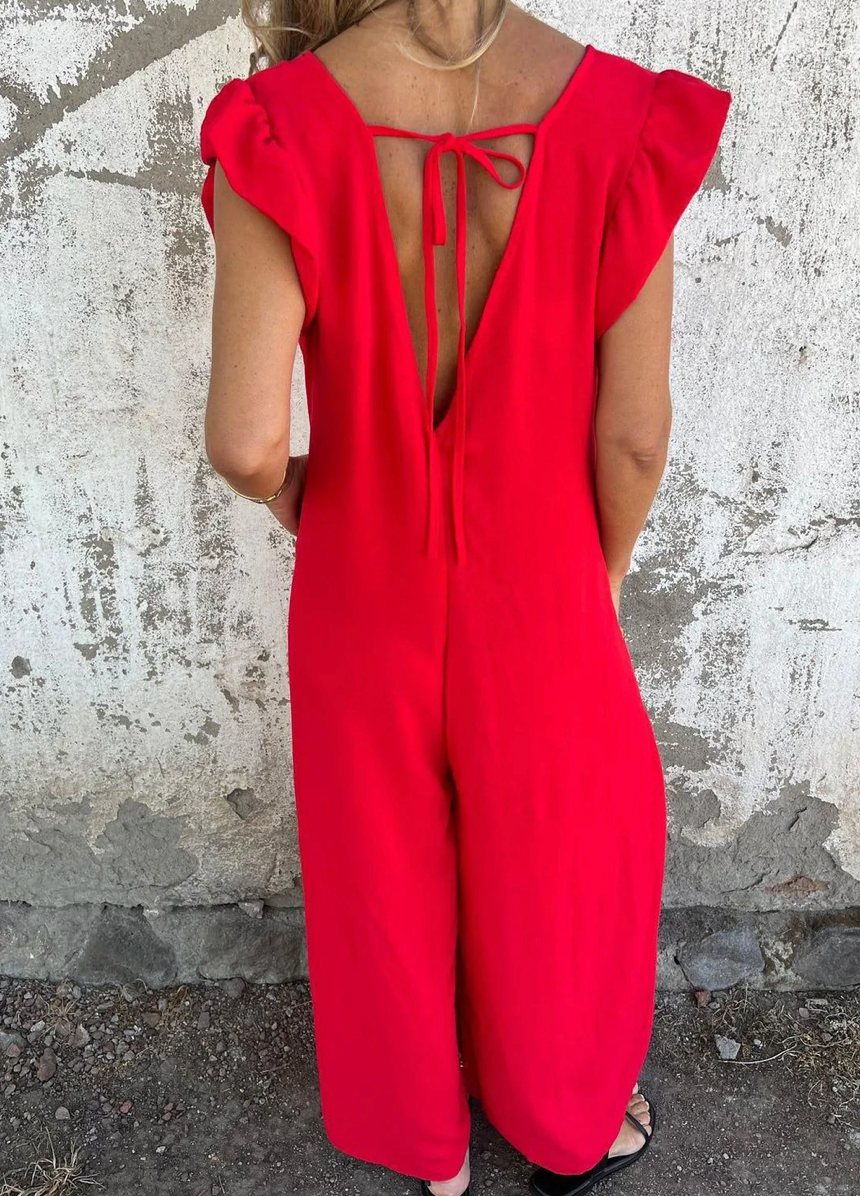 Sidney V-neck jumpsuit