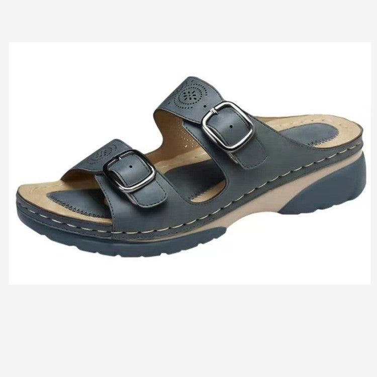 Casual buckle shoes