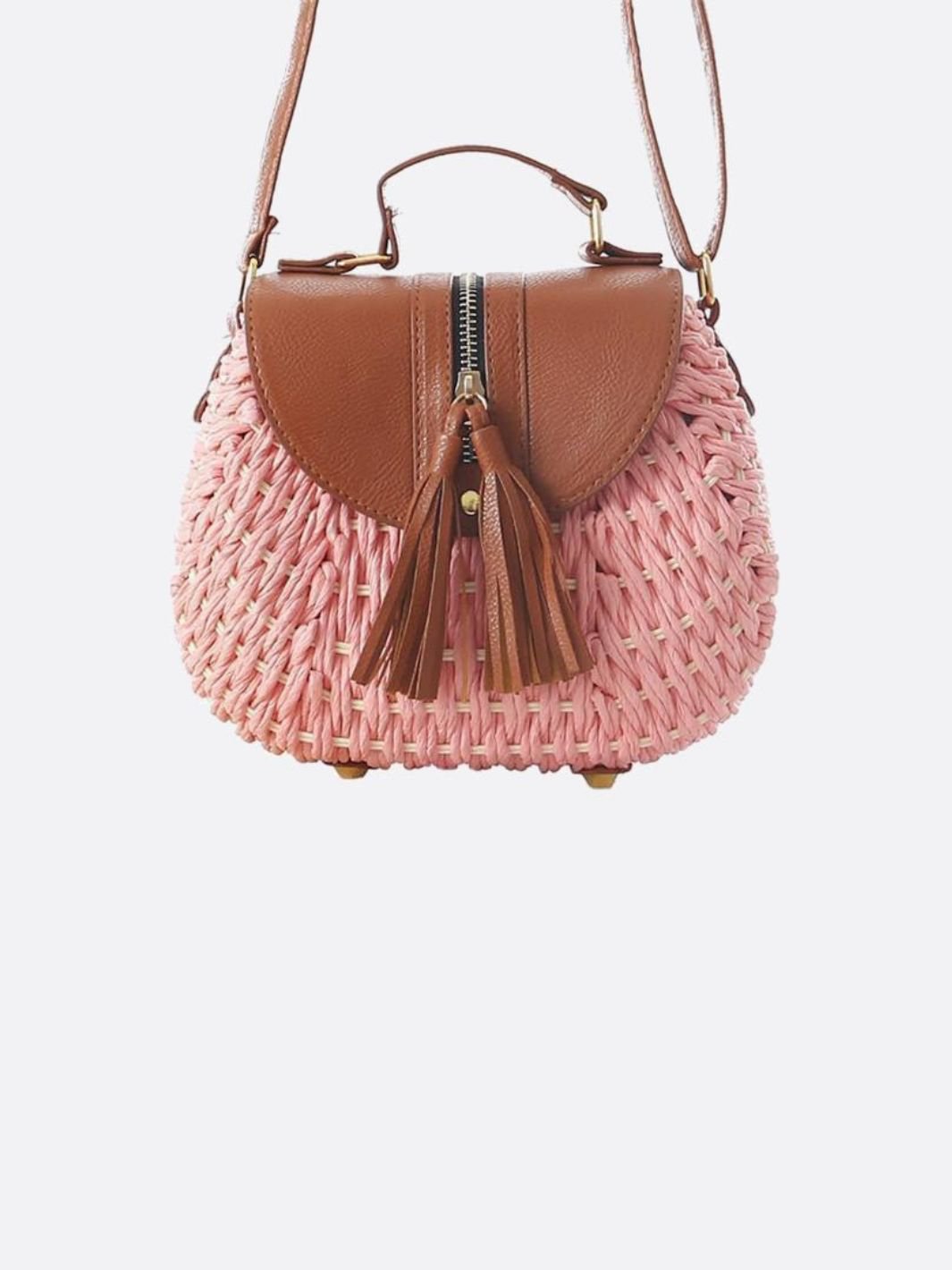 Solene Braided Bag – Saddle Style
