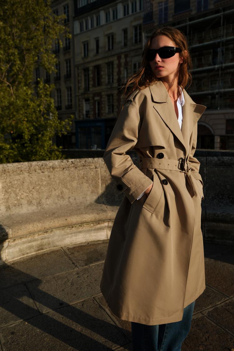 Double-Breasted Trench Coat - Charlotte