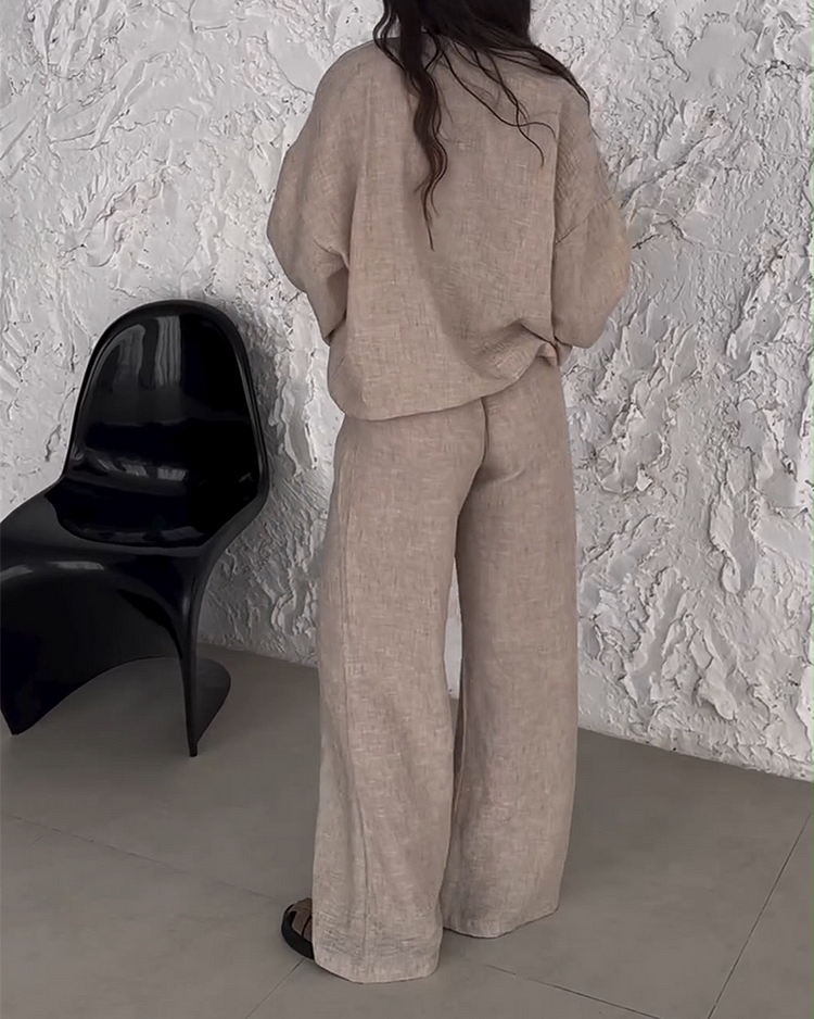 Susi Set - Top and Drawstring Pants