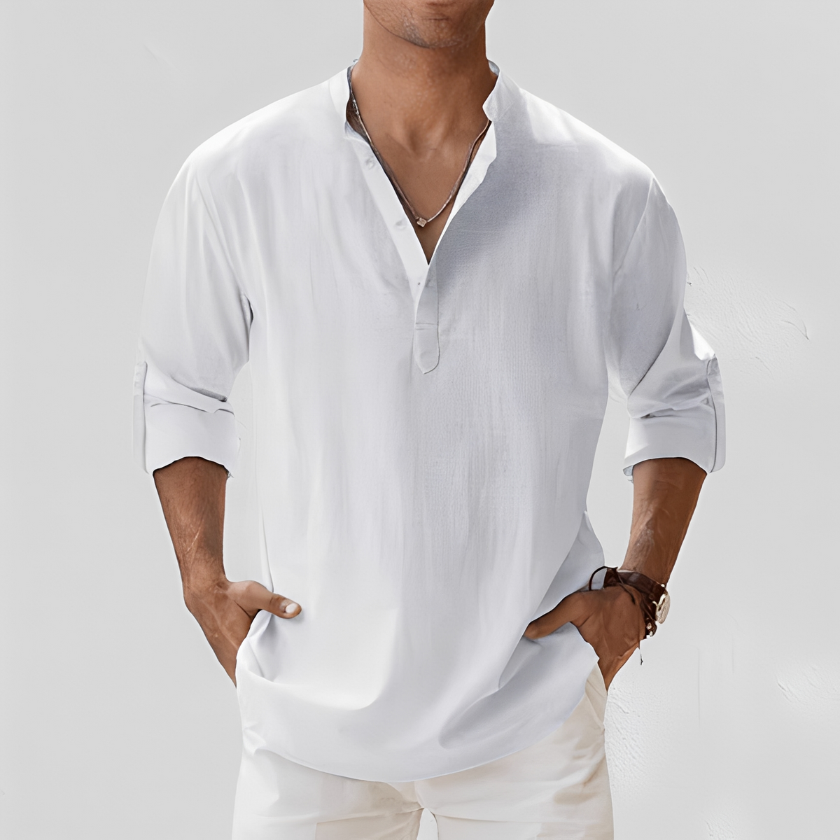 Lukas - Stylish men's summer shirt