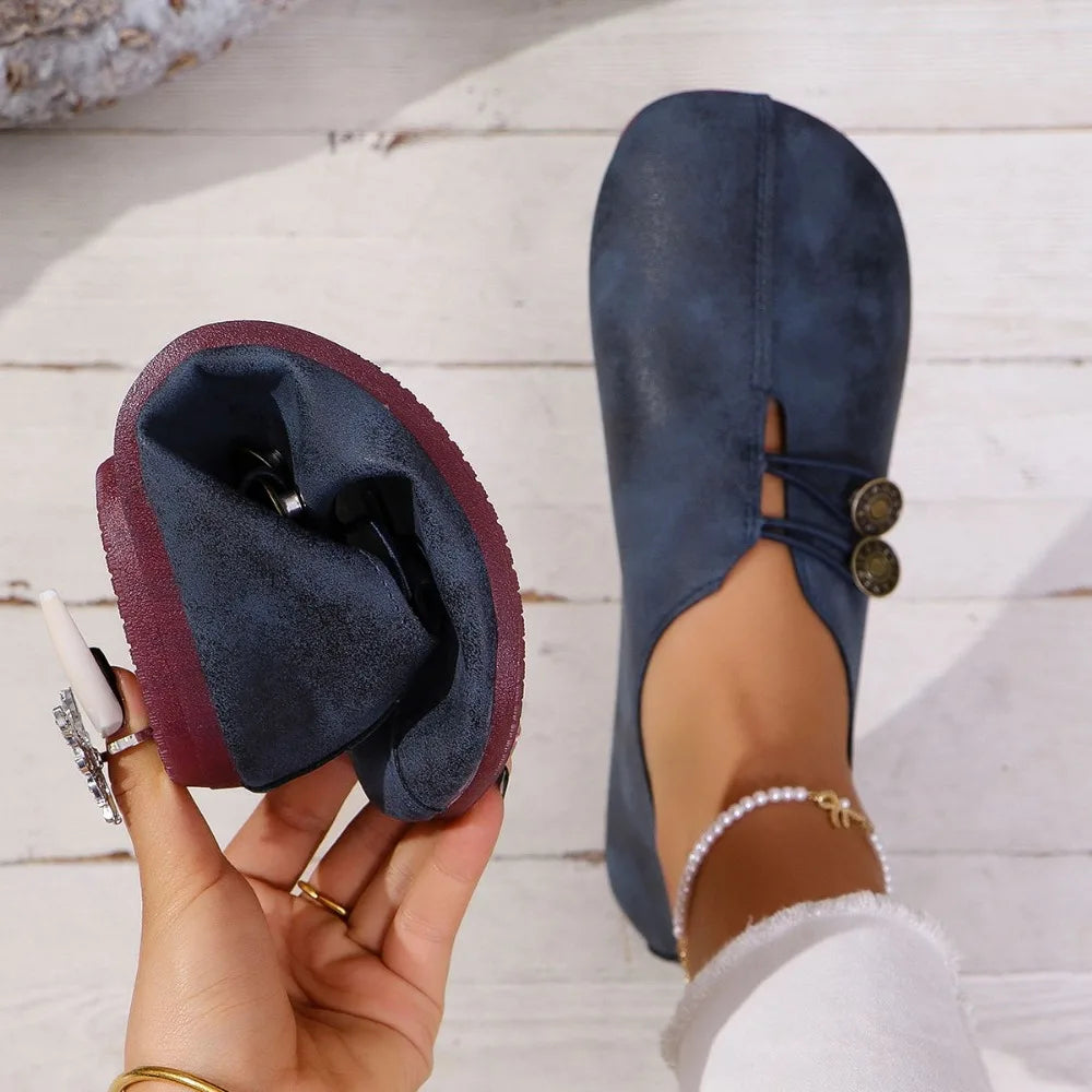 Barefoot Design Leather Shoes | Serra™️