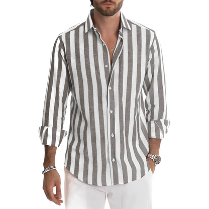 Greyson - Comfortable men's striped summer shirt