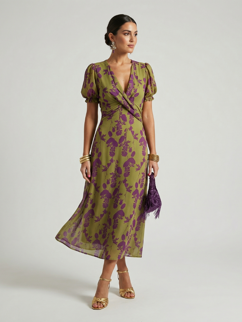 Fernanda | Floral midi dress