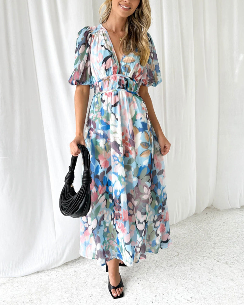 Celia | Feminine floral dress