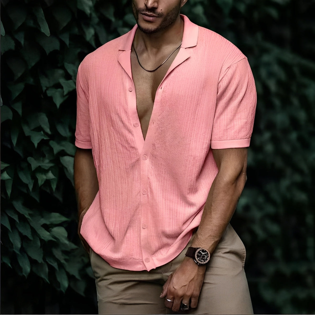 Rowan - Men's loose-fit casual shirt