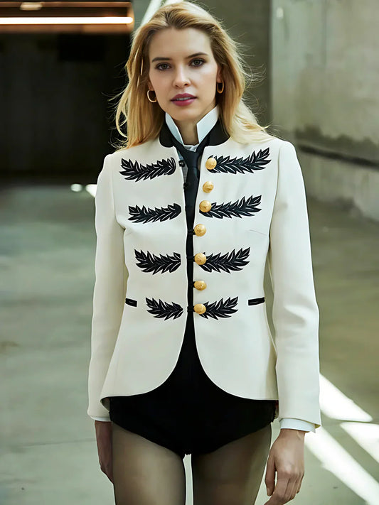 Ernestina - Classic-Style Fitted Jacket