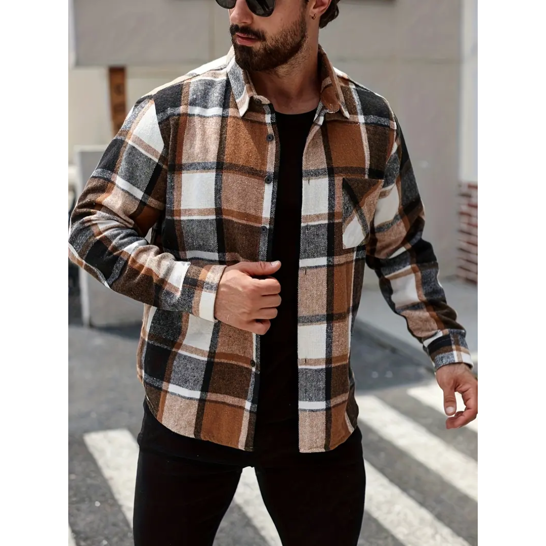 Alex | Plaid wool jacket