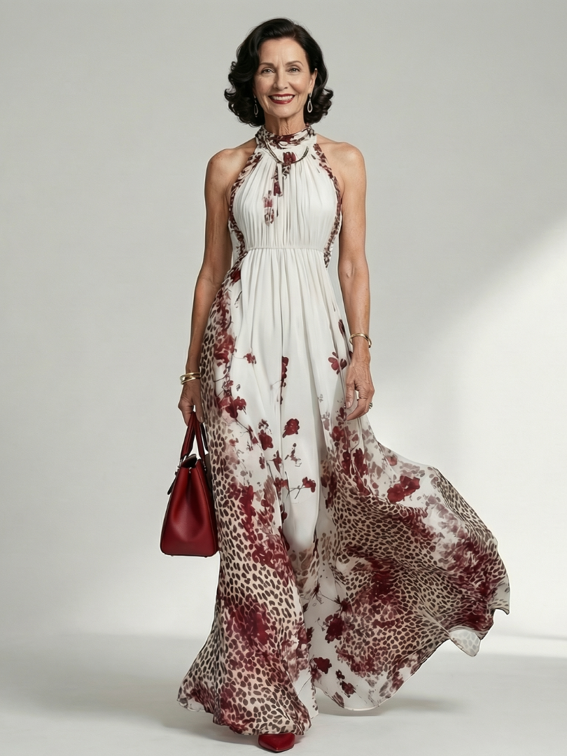 Alejandra | Pleated maxi dress