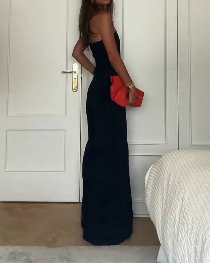Mila: Strapless Jumpsuit