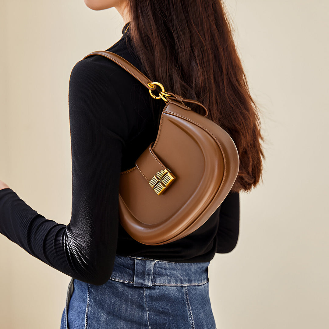 Semicircular Shape Bag-Cherilyn