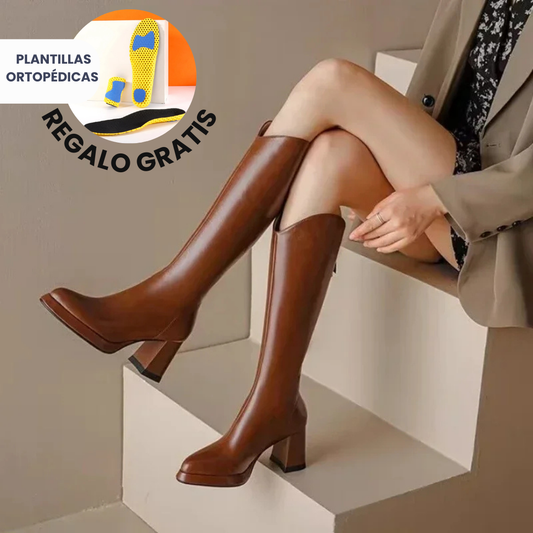 Carla™ | Leather tall boots