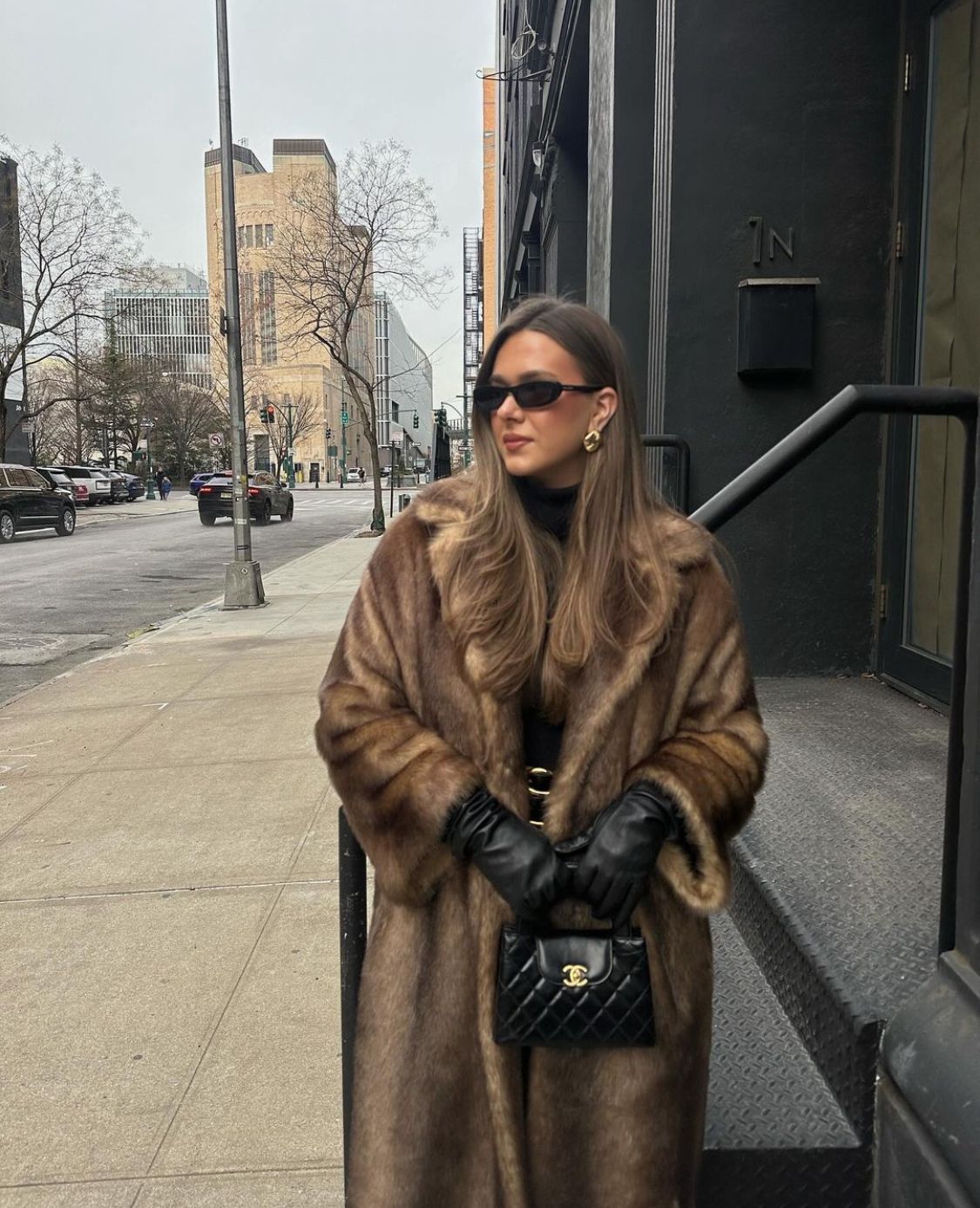 Lucy - Luxurious Faux Fur Long Coat