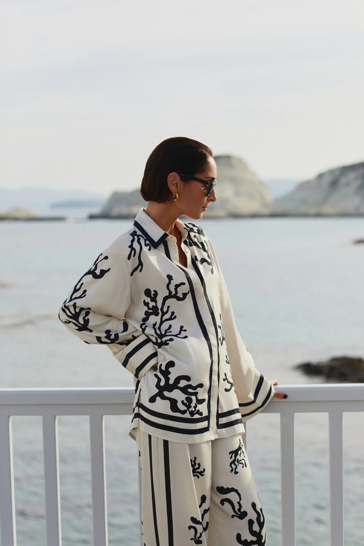 Eloisa Set - Elegant Black Print