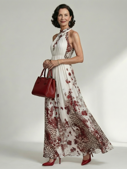 Alejandra | Pleated maxi dress