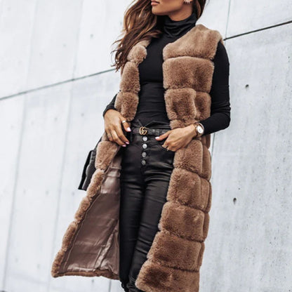 Iris Vest | Sleeveless midi cut