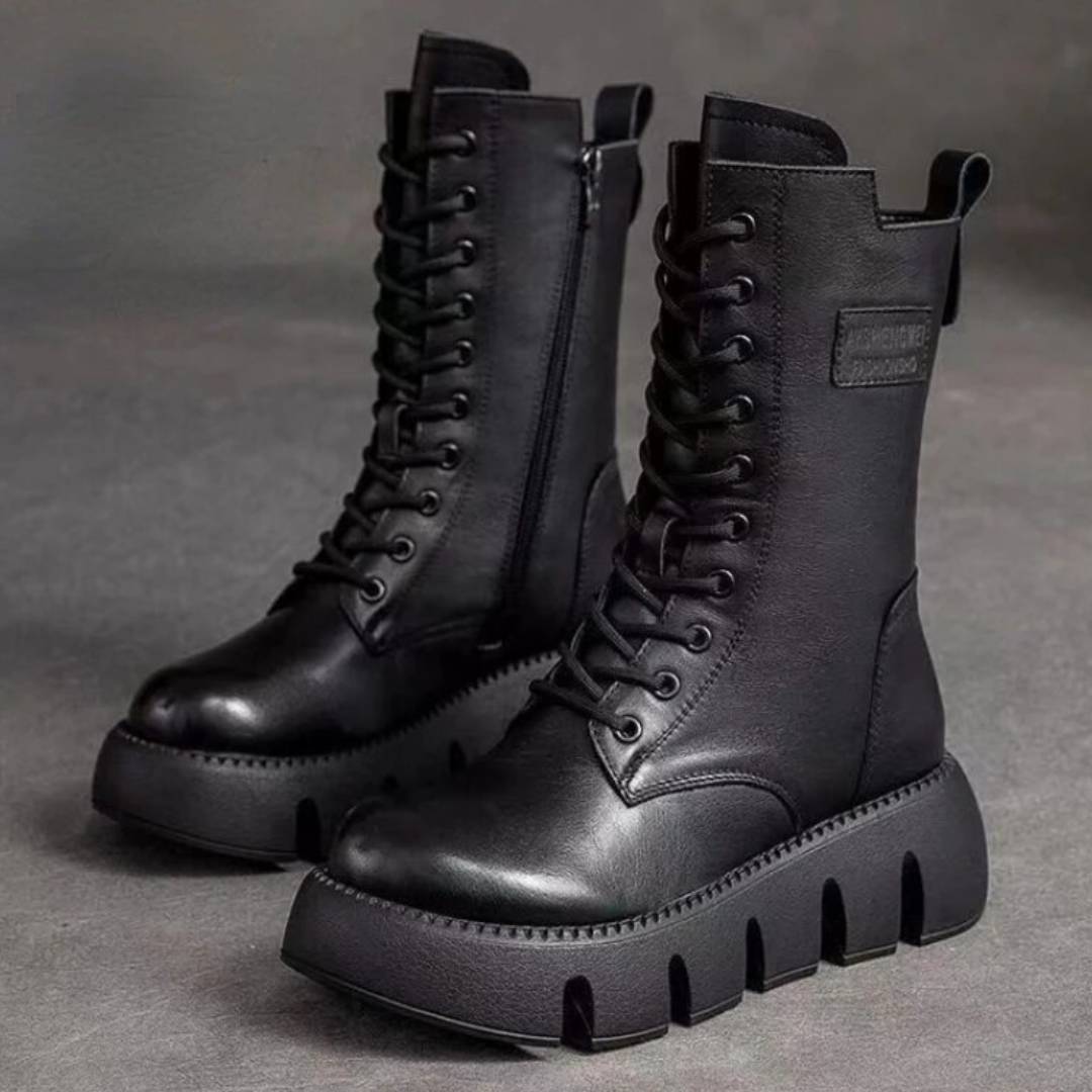 Autumn-Winter Leather Boots | Glems™