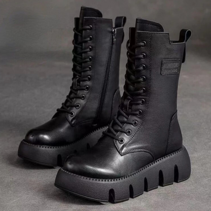 Autumn-Winter Leather Boots | Glems™