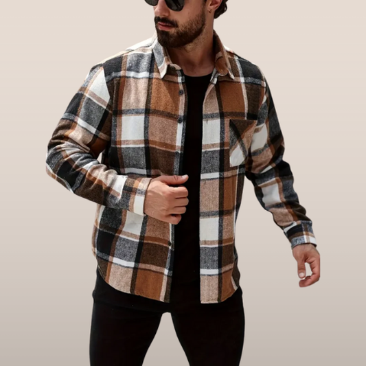 Alex | Plaid wool jacket