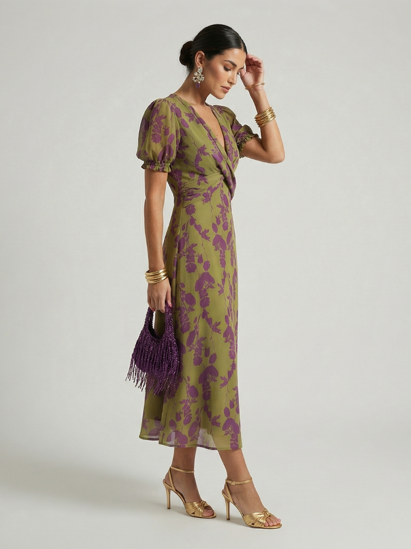 Fernanda | Floral midi dress
