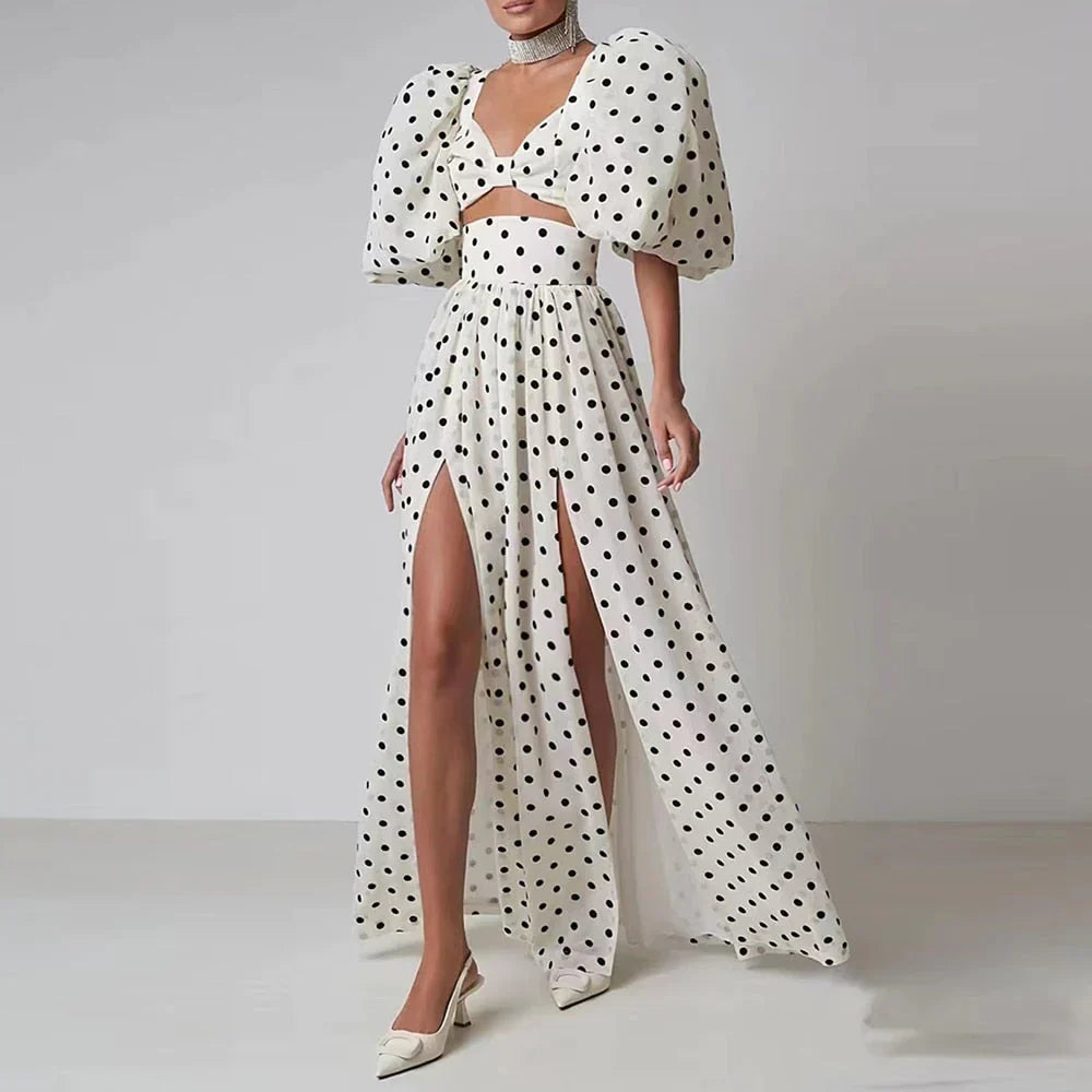 Dalia Set - Slit Skirt and Top