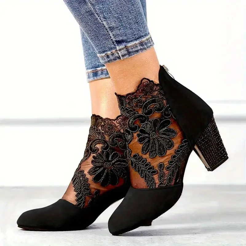Renata Ankle Boots - Mid Heel