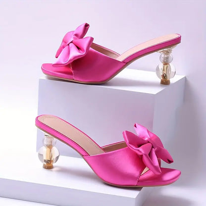 Women's bow high heels
