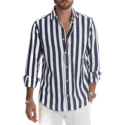 Greyson - Comfortable men's striped summer shirt