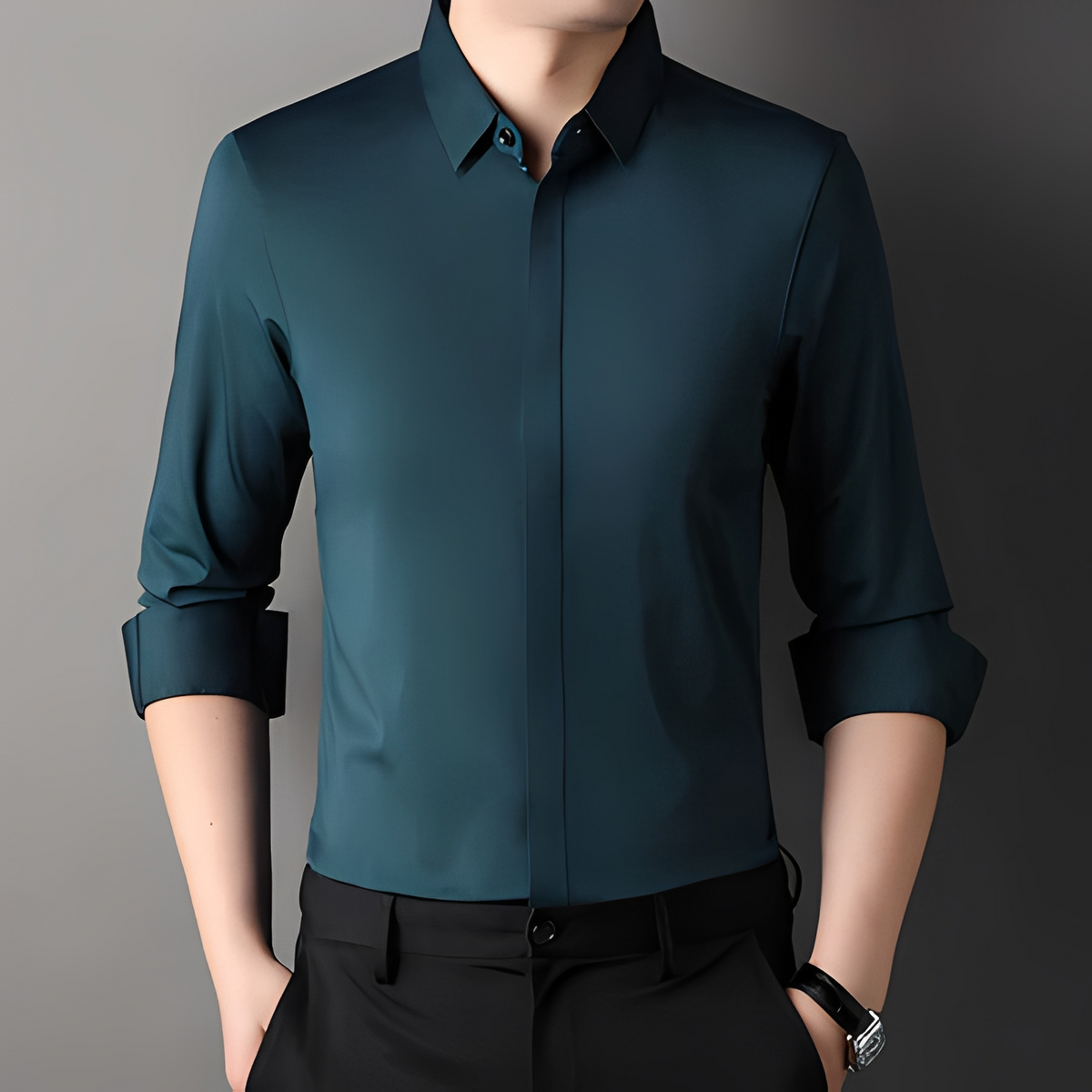 Limuel - Wrinkle-resistant dress shirt for men