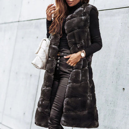 Iris Vest | Sleeveless midi cut