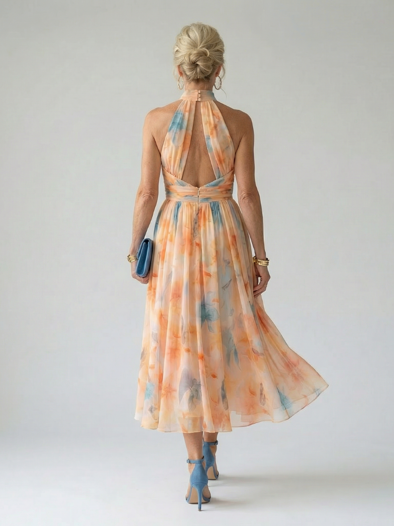 Lucia | Halter midi dress