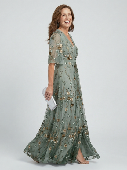 Valeria | Floral halter maxi dress