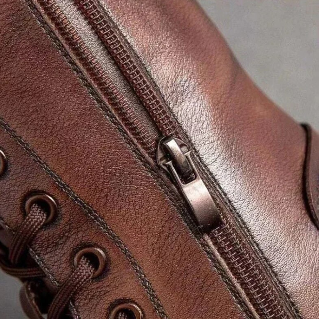 Autumn-Winter Leather Boots | Glems™