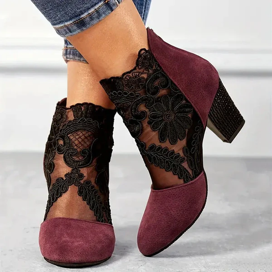 Renata Ankle Boots - Mid Heel