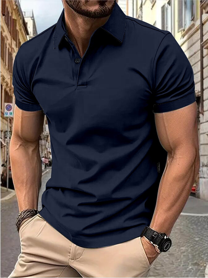 Blake - Men's slim-fit summer polo shirt