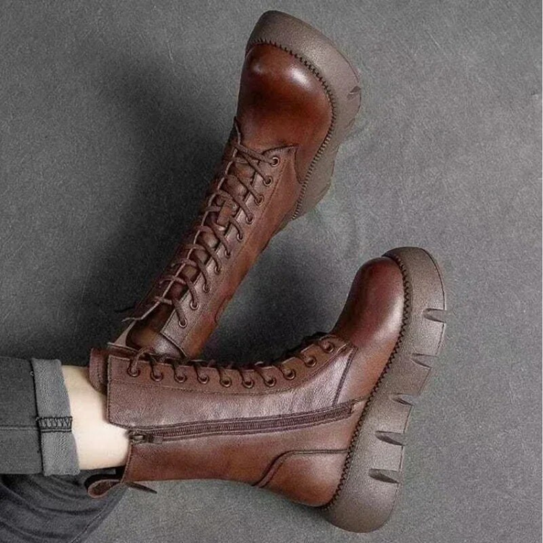 Autumn-Winter Leather Boots | Glems™