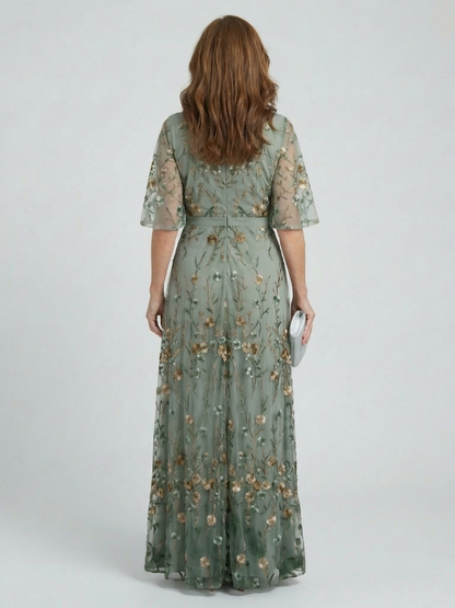 Valeria | Floral halter maxi dress