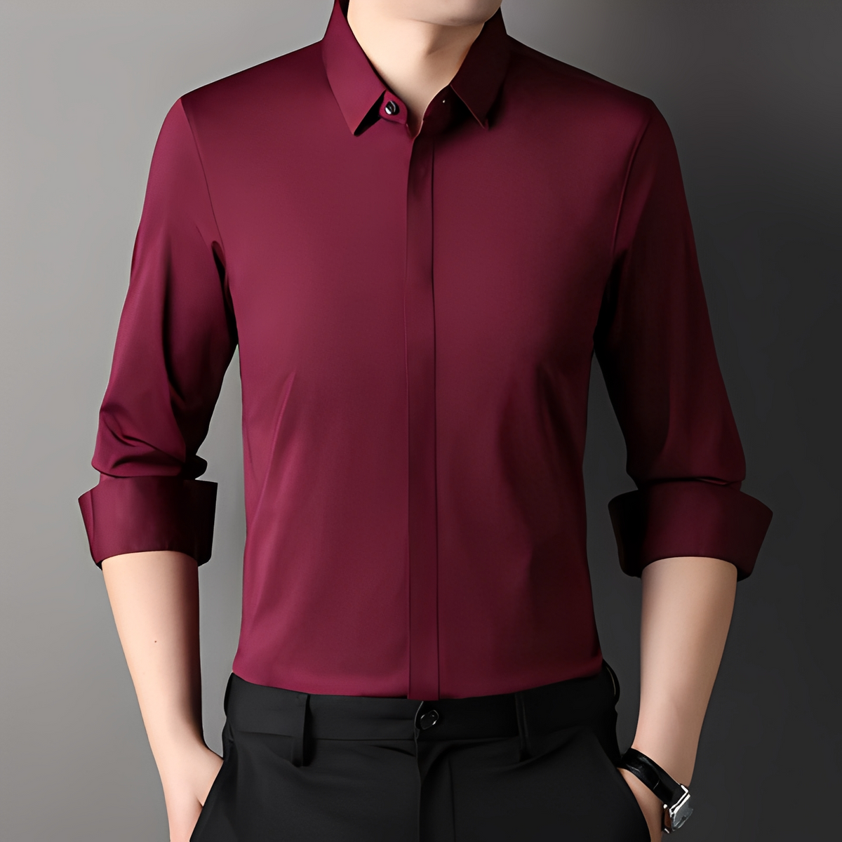 Limuel - Wrinkle-resistant dress shirt for men