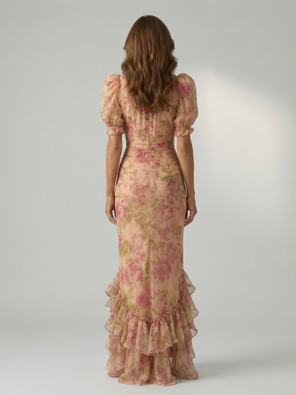 Elena | High-neck maxi dress