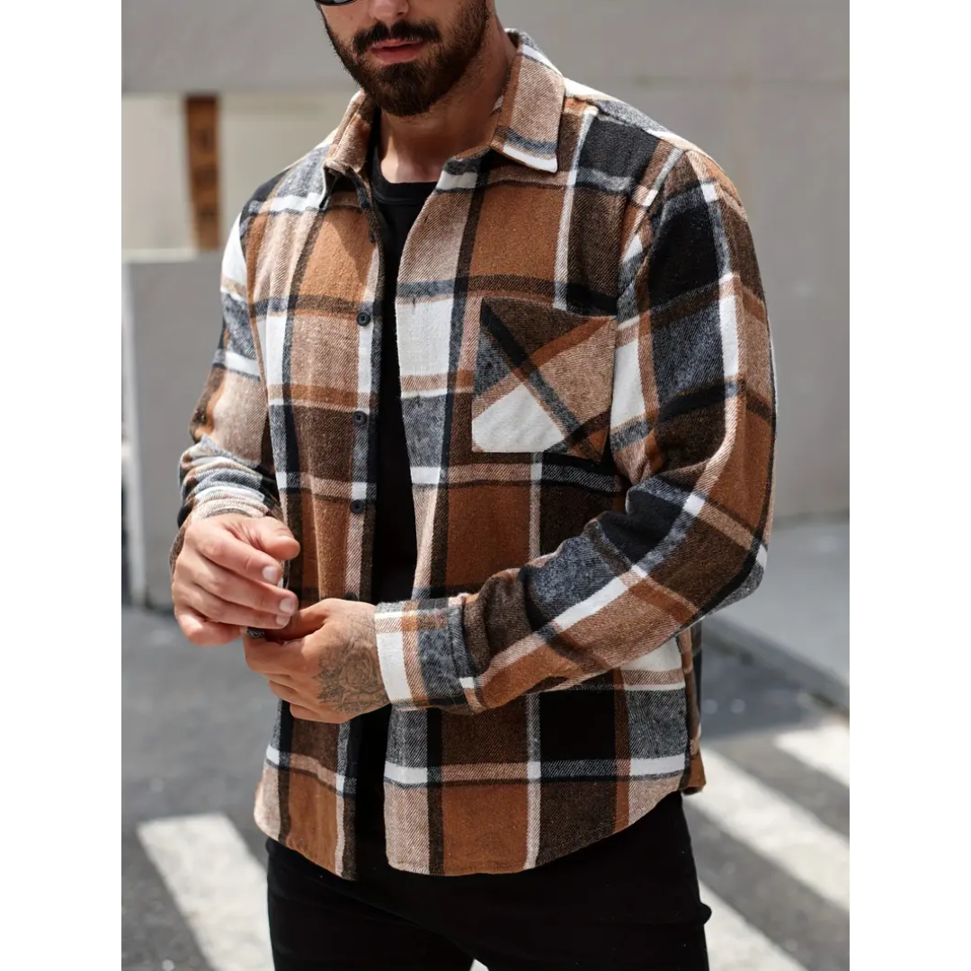 Alex | Plaid wool jacket