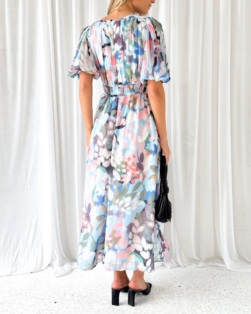 Celia | Feminine floral dress