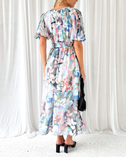 Celia | Feminine floral dress
