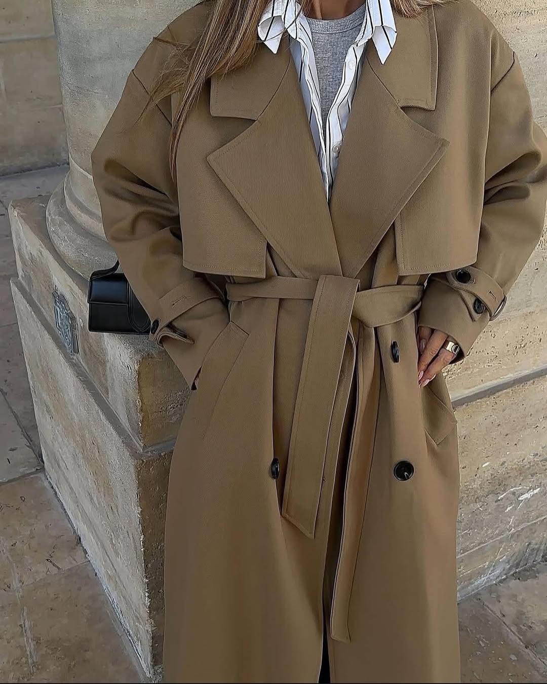 Double-Breasted Trench Coat - Charlotte